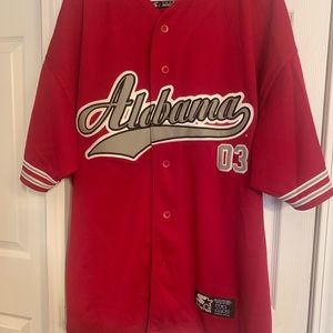 Men’s Red XL Alabama Crimson Tide Baseball Jersey